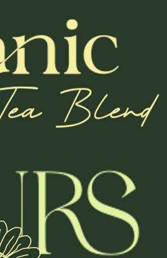 organic tea label